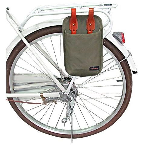 TOURBON Canvas Leather Bike Lock Holster Cover