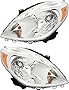 For Nissan Versa Sedan Headlights Lamps Set 2012 2013 2014 Halogen Driver and Passenger Side