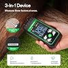 Medidor de humedad de madera VIVOSUN, probador digital de humedad tipo pin de 3 en 1, probador de temperatura ambiente y humedad, 7 modos, pantalla retroiluminada a color, para madera, paredes, ladrillos, flores secas 6