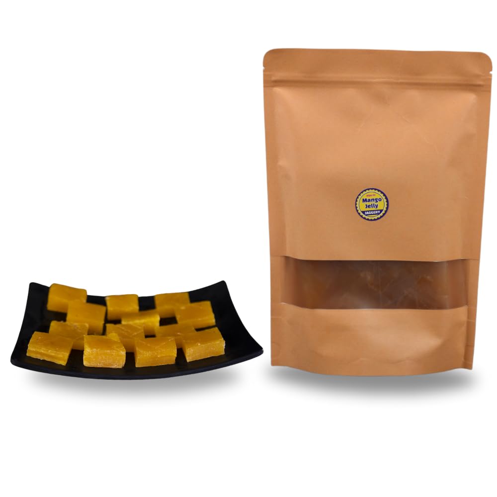 ATPU Atreyapuram Mango Jelly (Mamidi Thandra) | Palm Jelly (Thati Thandra) | Authentic & Premium Sweet | Traditionally made South Indian Delicacy - 1/2 KG (Mango Jelly - Sugar) (B0CQHDK8MH) Amazon Price History, Amazon Price Tracker