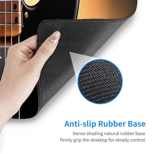 Tapis de clavier pour guitare instrumentale avec base antidérapante