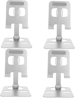 Hemobllo Suporte De Telefone Móvel Dobrável 4 Peças Suporte De Telefone Ajustável Suporte De Mesa Suporte De Telefone Suporte De Mesa Suporte De Telefone Suporte De Laptop Para Suporte De