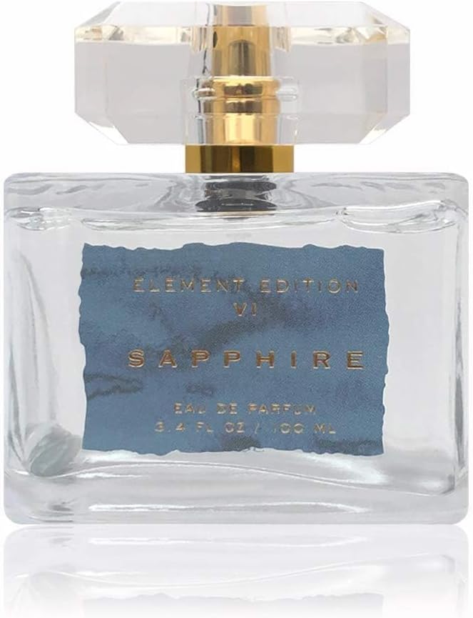 Generic Tru Fragrance Element Edition Sapphire Eua De Parfum 3.4 Fl Oz 100ml - Calming and Relaxing Fragrance with a Blending of Apple, Muguet, and Musk Womens Perfume