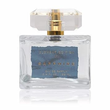 Tru Fragrance Element Edition Sapphire Eua De Parfum 3.4 Fl Oz 100ml - Calming and Relaxing Fragrance with a Blending of Apple, Muguet, and Musk Womens Perfume