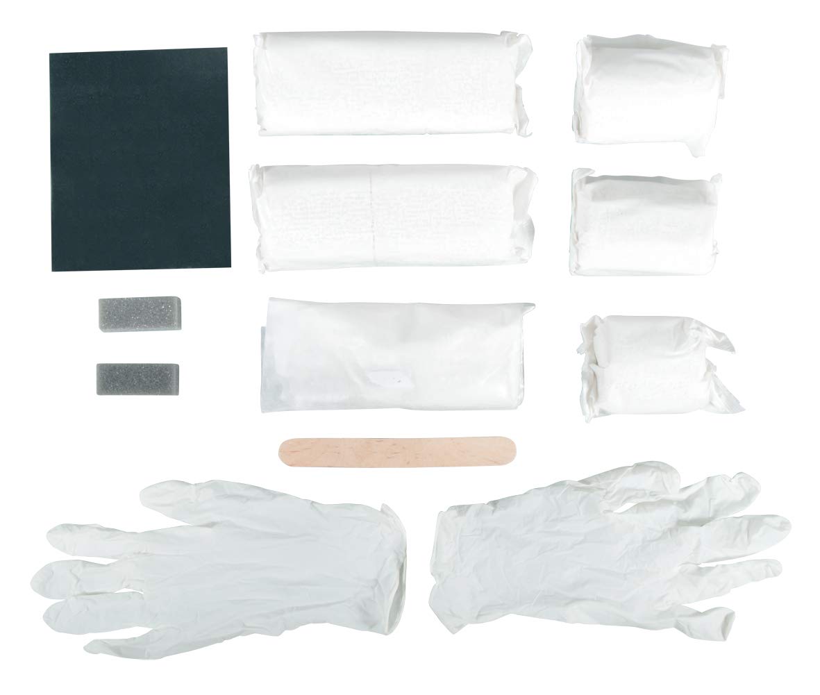 Rayher 34440000 Kit empreinte grossesse - ventre de bébé, 1X kit, moulage plâtre, empreinte 3D, cadeau, souvenir, Blanc