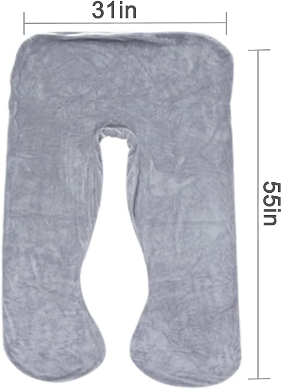 U Shaped Velvet Pillowcase