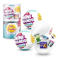 Mini Brands Fill The Fridge Mini Minis Serie 1 von ZURU(2 Kapsel), Miniaturspielzeug zum Sammeln, Blindverpackung, Mini-Nachbildung, Sammler ab 8 Jahren