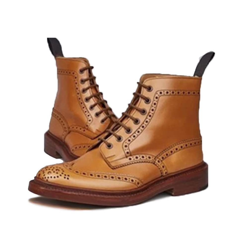 TZH Men Steampunk Riding Boots Medieval 