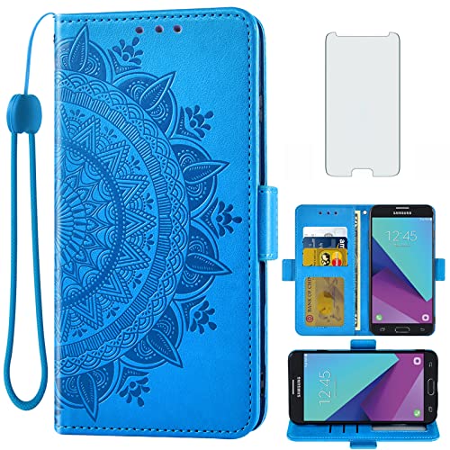 Housse portefeuille Samsung Galaxy J3 Eclipse avec support vidéo