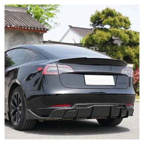Difusor de parachoques trasero aerodinámico para Tesla Model 3 3