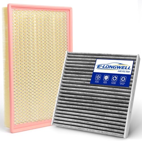 Cabin & Engine Air Filter Kit Fits RAM 1500 (2019-2026), 1500 Classic (2019-2024), for Submodel: Big Horn/Laramie/Limited/Lone Star/Rebel/Sport/Tradesman/Special Service/Outdoorsman/Hemi