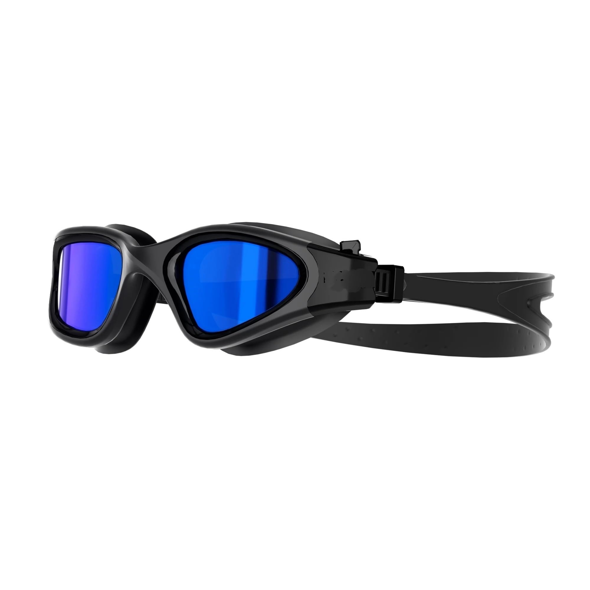 JANSELNOVA Occhialini da nuoto polarizzati resistenti all'acqua uomo Occhiali regolabili con protezione UV antiappannamento donna professionali Occhialini da nuoto