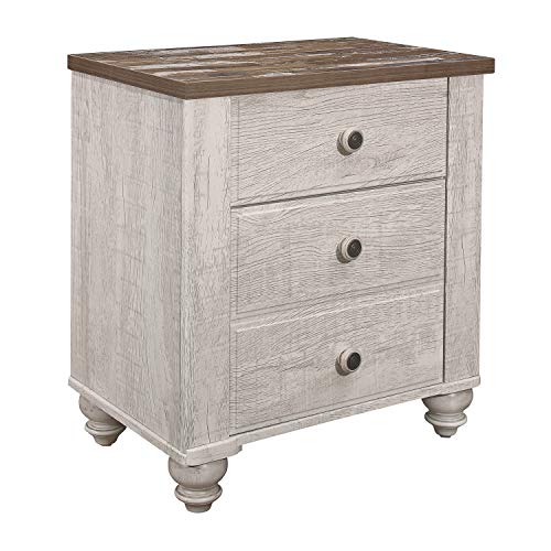 Lexicon 2-Drawer Nightstand, One-Size, Antique White Lexicon 2-Drawer Nightstand, One-Size, Antique White