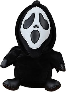 LUXTE Scream Ghostface Horror Plush Toy - 17cm Ghostface Plush Toy Ghost Face Death Figure Doll, Christmas Halloween Stuffed Doll Terrors Scream - Ghostface Surprise Gifts