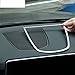 Herben ABS Chrome Car Dashboard Speaker Frame Cover Trim Stickers for BMW X5 X6 f15 F16 Accessories Car-Styling 2014-UP