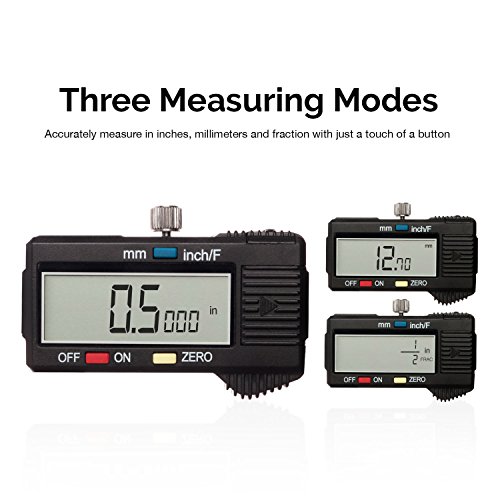 NEIKO 01409A 12” Electronic Digital Caliper | Extra Large Display | 0-12 Inches | Inch/Fractions/Millimeter Conversion | Polished Stainless Steel by NEIKO - Image 3