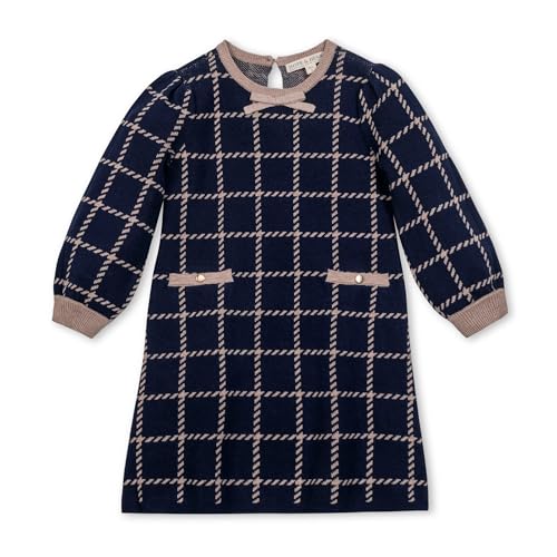 Image of Hope & Henry Girls' Milano Tipped Sweater Dress