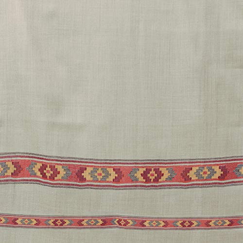 Image of Weavers Villa Men's Kullu Design Wool Blend Lohi /Shawl [120 CM X 240 CM]