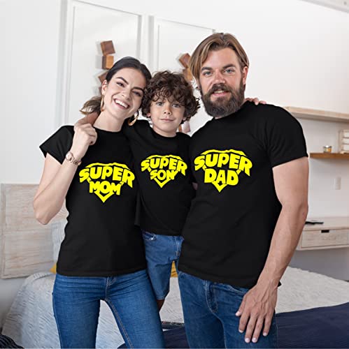 Image of Hangout Hub Family T-Shirts|Regular Fit|Cotton|Twinning Combo Dress| Setof3