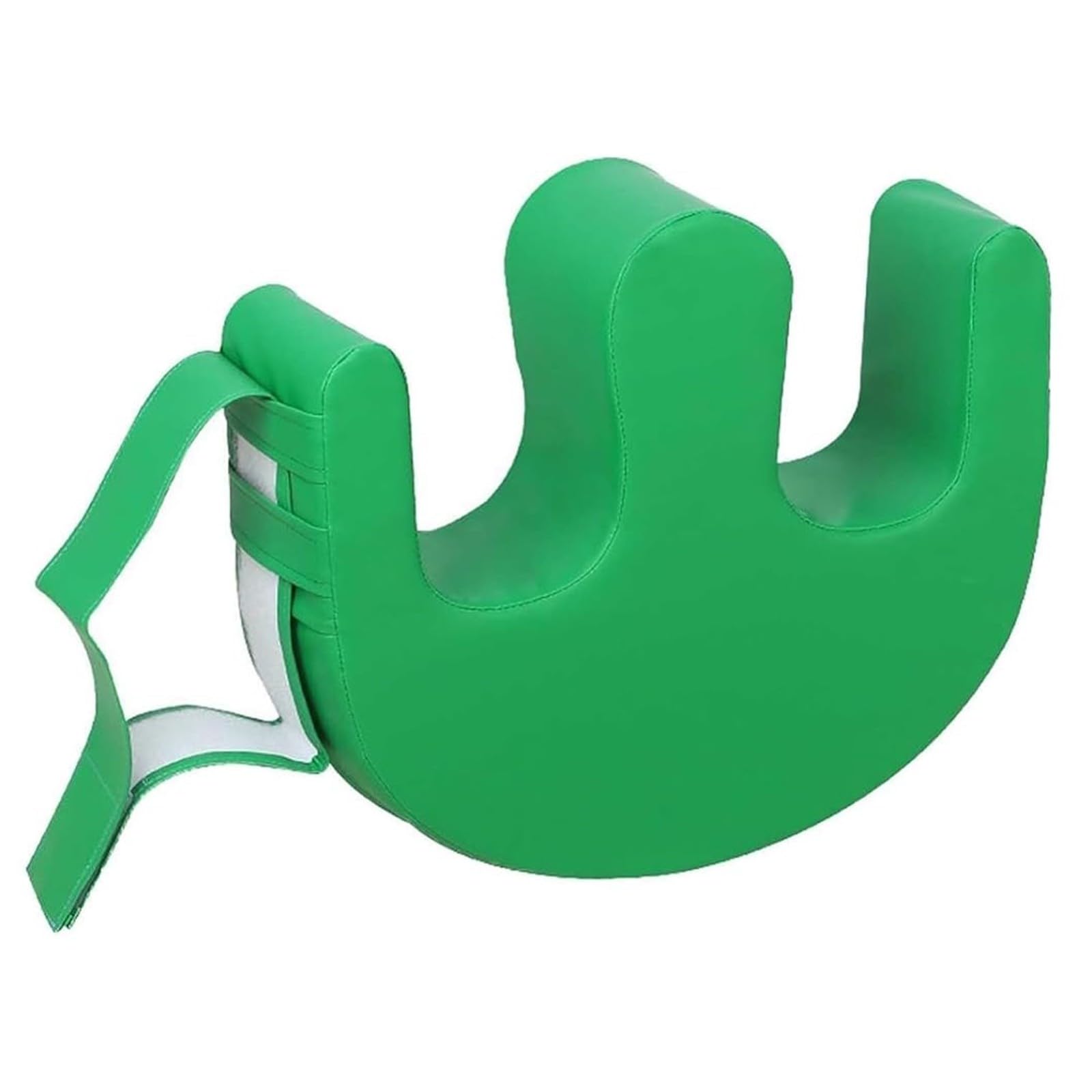 Dispositivo de giro de paciente impermeable de piel sintética en forma de U, herramienta de enfermería para el cuidado de la cama de ancianos, almohadilla de transferencia lateral con correas
