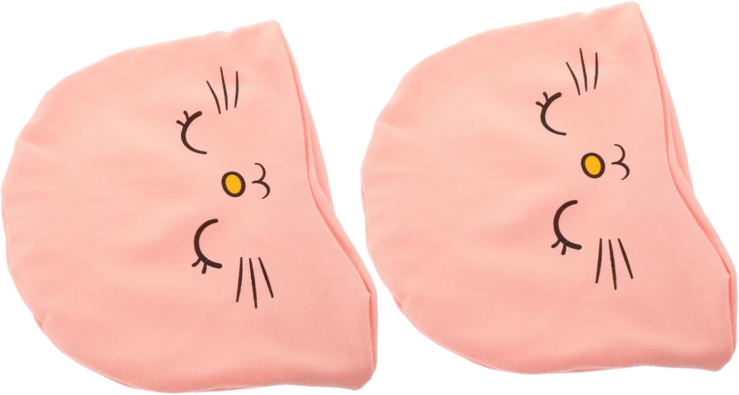 2pcs Elegant Women Postpartum Cap Breathable Summer Bonnet for Sleep and Confinement Style Blue