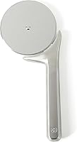 Calphalon Prime Stainless Steel Pizza Cutter - Sharp Wheel Blade, Thumb Guard, Heavy Duty Slicer