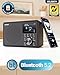 Internet Radio for Home with WiFi and FM | DSP Speaker Perfect for Bedroom, Kitchen, and Living Room Use | FM, Spotify Connect, Multi-Alarm, Frontier Oktiv App Control | Majority Touro