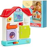 COO & CRADLE Montessori Busy Board for Toddlers 1-3 - Preschool Sensorial Activity for 1+ Year Old - Baby 6-12 Months - Kids Toddler Sensory Board | Educational Switch Toy for Fine Motor Skills