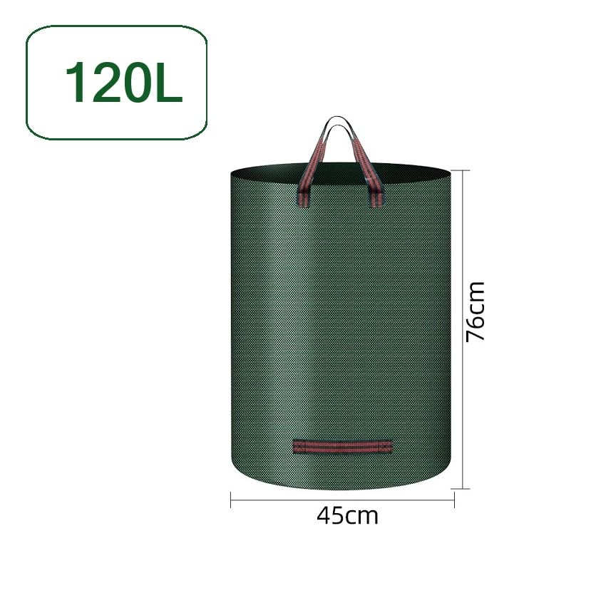 Sac à déchets de jardin, sacs à feuilles, pliable et imperméable, robuste, pour feuilles, coupe de pelouse