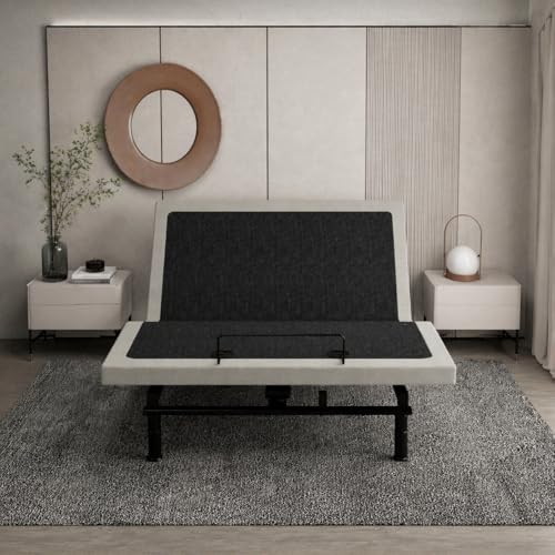 Image of Irvine Home Collection Full Adjustable Bed Base - Dual Massage - USB Ports - Zero Gravity - Underbed Light - Wireless Remote - Zero Clearance - Anti Snore - Memory Positions
