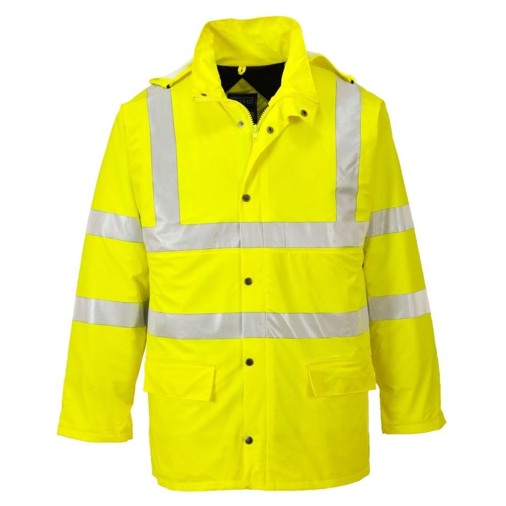 Ultra S490 Sealtex Hi-Vis Rain Jacket Yellow Size M