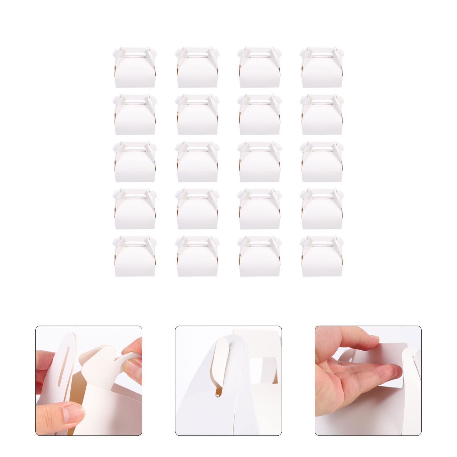 AOKWAWALIY Cupcake-Becher Cupcakes Kraftpapier-Boxe Produktbild-Vorschau 3