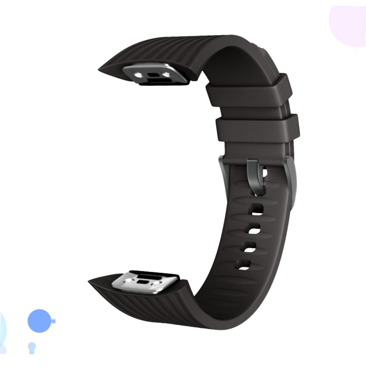 Housoutil Lot De 3 Bracelets De Montre Connectée En Silicone Taille L Noir Souple Et Confortable Pour Hommes Et Femmes