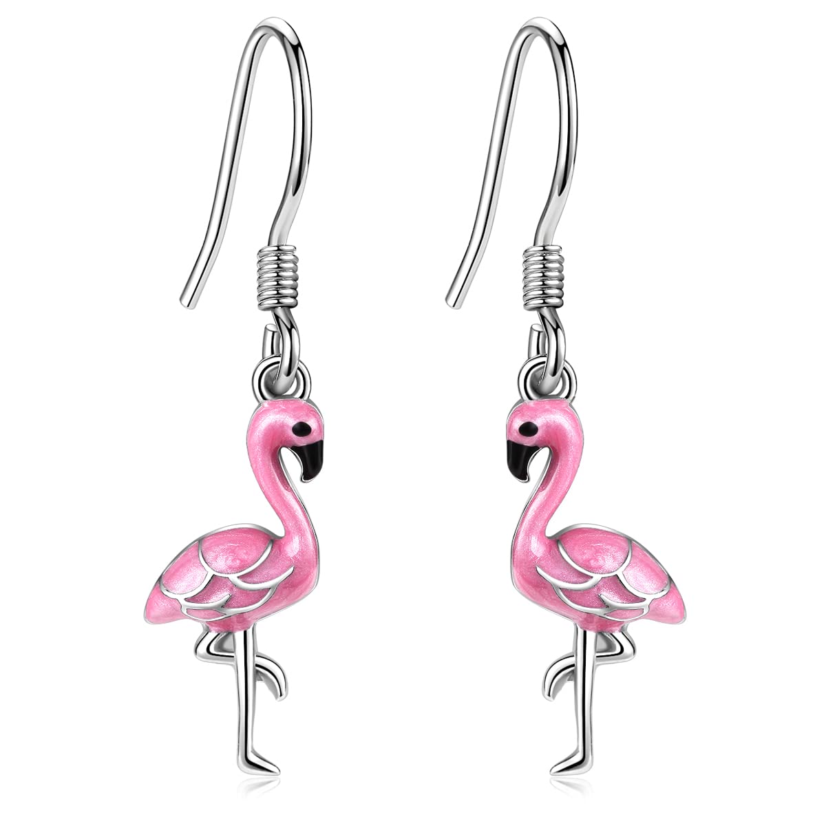 Orecchini fenicottero Orecchini rosa da donna Orecchini con perline