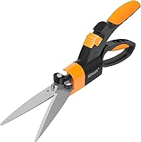 SZHLUX 360° Swivel Grass Shears - Ultra-Sharp 5" Stainless Steel Blades for Precision Lawn Edging & Trimming
