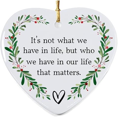Thinking of You Ceramic Ornament by Lallamotion Cover
