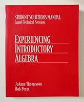 Experiencing Introductory Algebra 0137999585 Book Cover