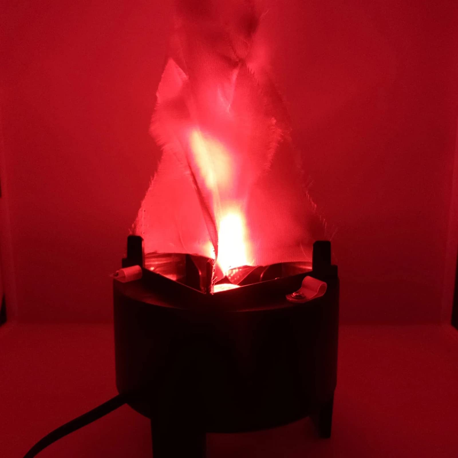Simulata 3D Fire Flame Lighting Hanging Bracier Lampada Home Party Night Light per Halloween Christmas Bar Stage Projector Lights
