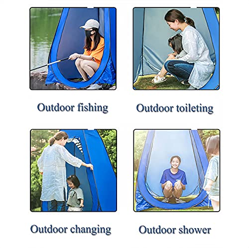 Douche extérieure et abri de camping pour se changer en public