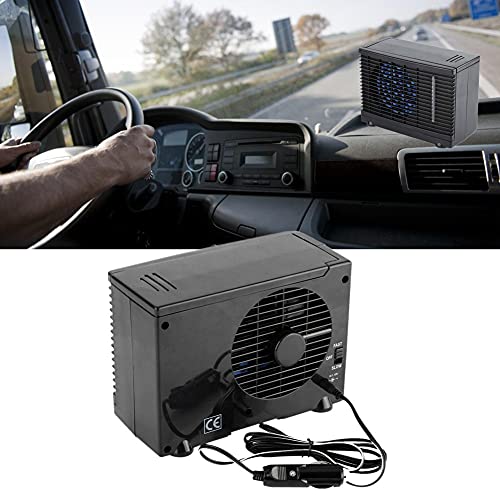 Ar condicionado de carro portátil, mini ventilador de ar condicionado, 12 V carro caminhão casa refr