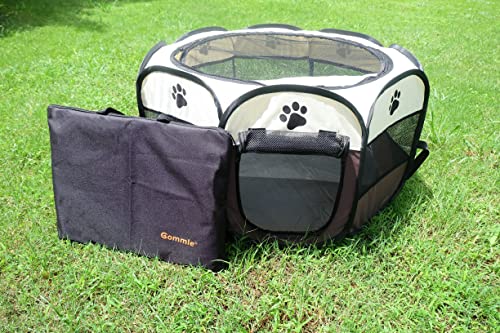 GOMMLE cercadinho portátil para animais de estimação gommle para cachorro pequeno, cachorro, coelho,