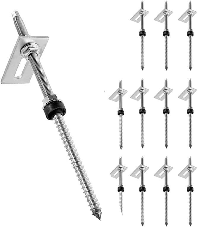 Stockschrauben M10 x 200 mm Stockschrauben PV Anlage (12er Pack  