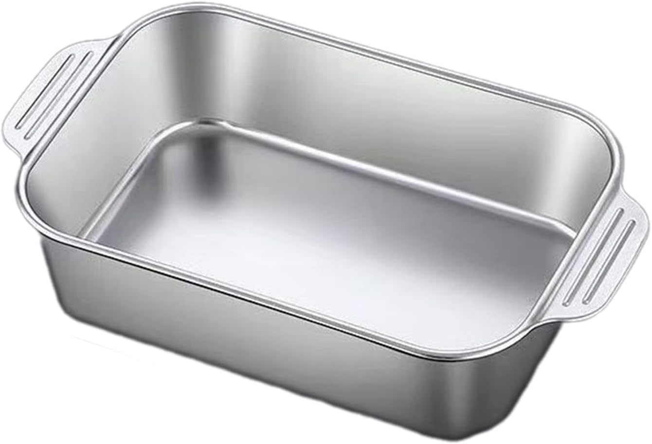 bakeware sets Cooking Tray Grilled Fish Plate StainIess Steel Roasting Plate Baking Tray Metal Food Tray for Fish Enthusiasts