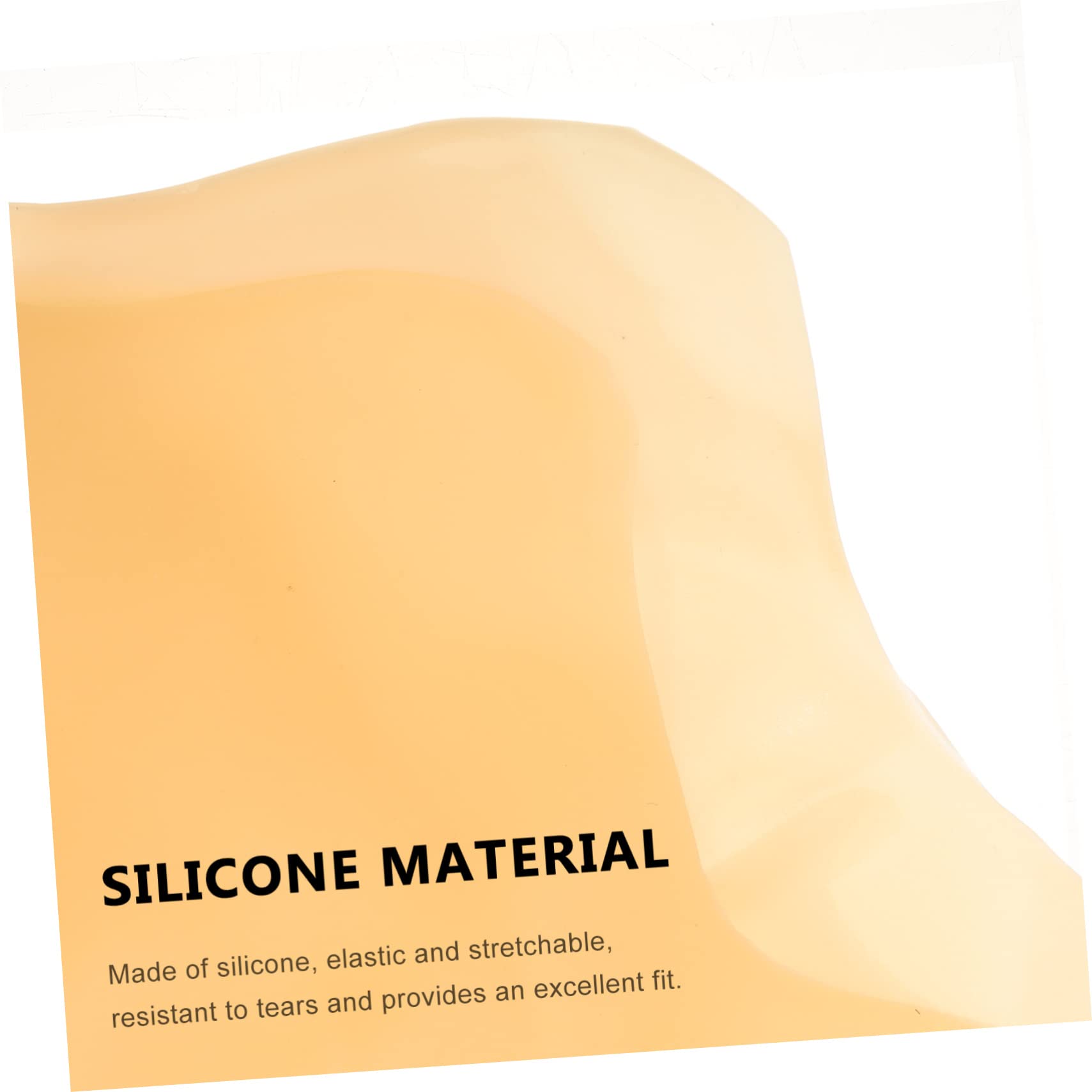 HAPINARY Monk Hair Bald Cap for Adults Silicone Bald Head Cover for Cosplay Halloween Makeup Party Accessory