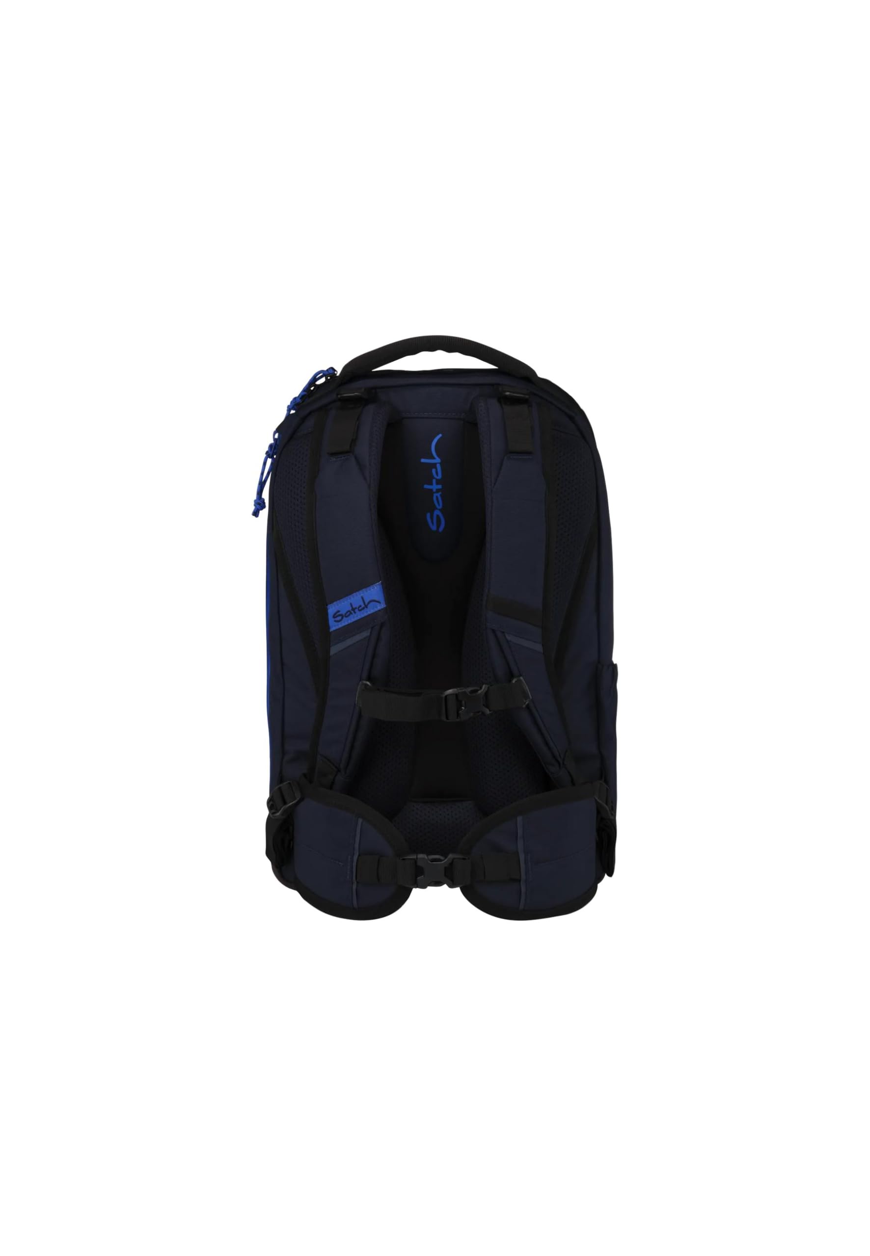 Satch con:next Schulrucksack Schulrucksack, ergonomisch, wasserdicht. leicht, mit Laptopfach und Heftebox Urban Dark Blue - Blau