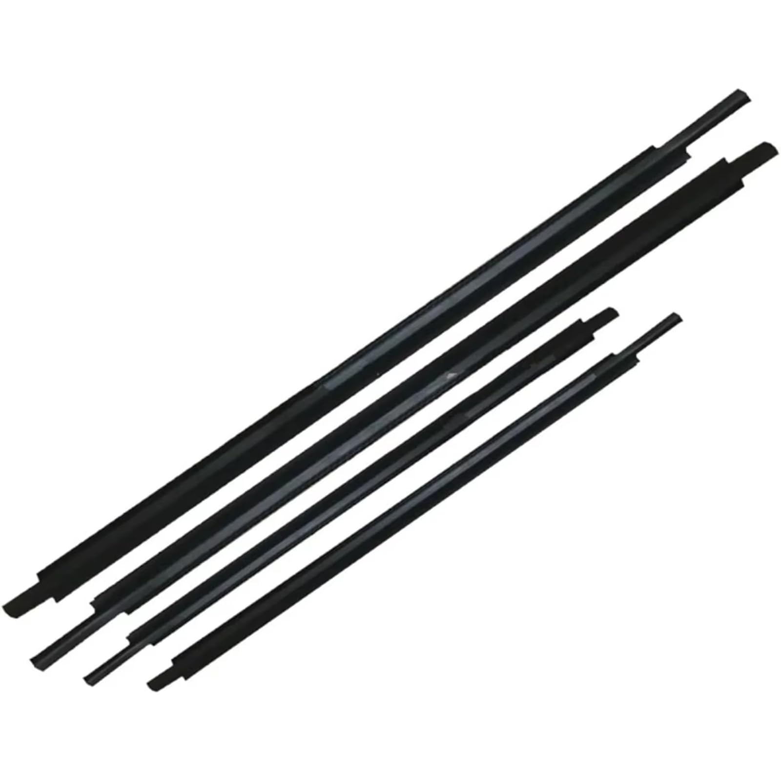 Pbqenxb One Color For Mondeo 2001-2007 4 X Outer Windows Rubber Weatherstrip Waterproof Pressure Sealing Belt Moulding Trim Outer Window Weatherstrip