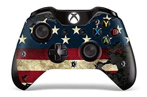 Designer Skin Sticker for the Xbox One Wireless Controller Decal Battle Torn Stripes