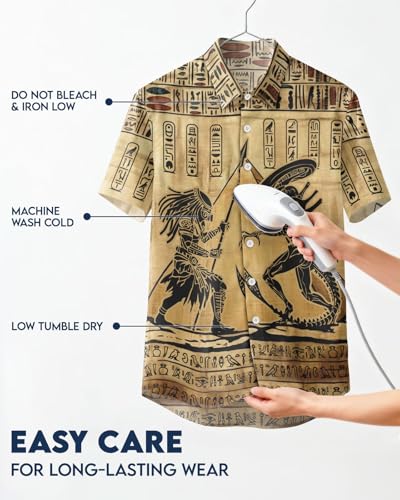 Image of 99TIMORO Fathers Film Button Down Shirt for Men, Funny Hawaiian Short Sleeve Top, Summer Beach Gifts