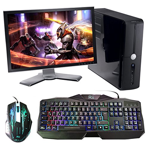 Rii RK400 Gaming Tastatur und Maus Set, LED Hintergrundbeleuchtung QWERTZ (DE-Layout), Regenbogen Farben Beleuchtete USB Wasserdicht Tastatur und Maus mit 2400 DPI für Pro PC Gamer - Image 7