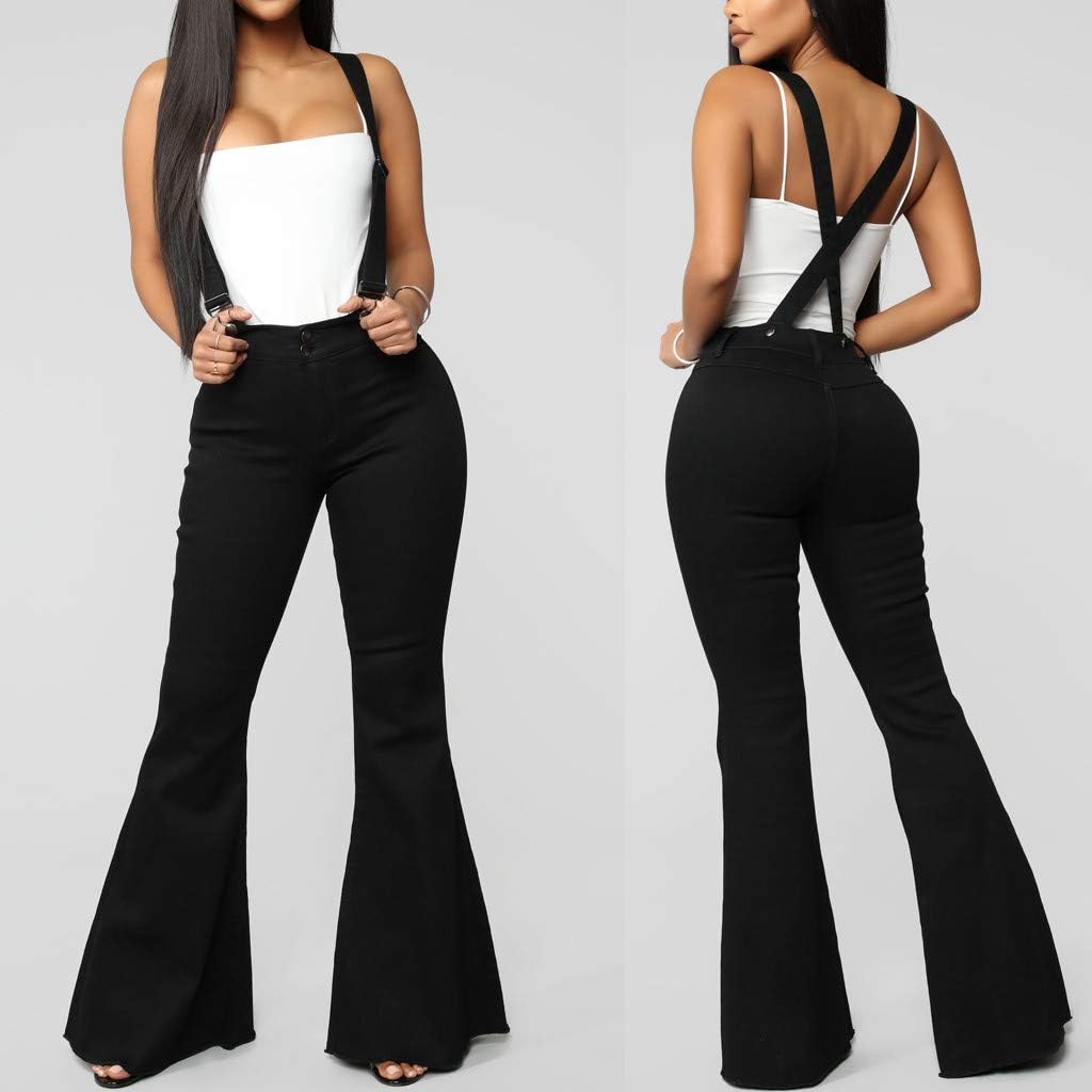 High waist bell bottom pants Clearance